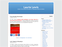 Tablet Screenshot of laurielewis.naiwe.com