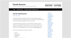 Desktop Screenshot of claudiasuzanne.naiwe.com