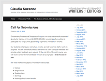 Tablet Screenshot of claudiasuzanne.naiwe.com