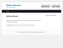 Tablet Screenshot of philipransom.naiwe.com