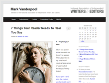 Tablet Screenshot of markvanderpool.naiwe.com