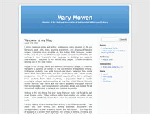 Tablet Screenshot of marymowen.naiwe.com
